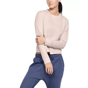 New Under Armour Women's Unstoppable Move Light Back-Zip Training Top, Size M